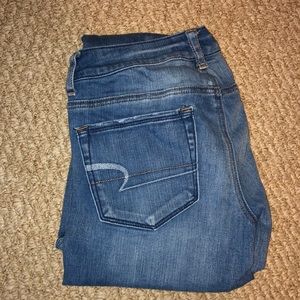American Eagle skinny kick jeans